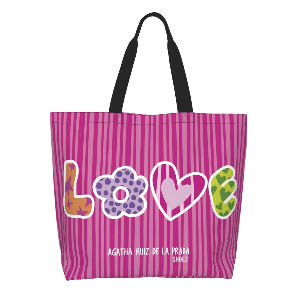 Women Bags Prada - Agatha Ruiz-De La-Prada 패턴 쇼핑 토트