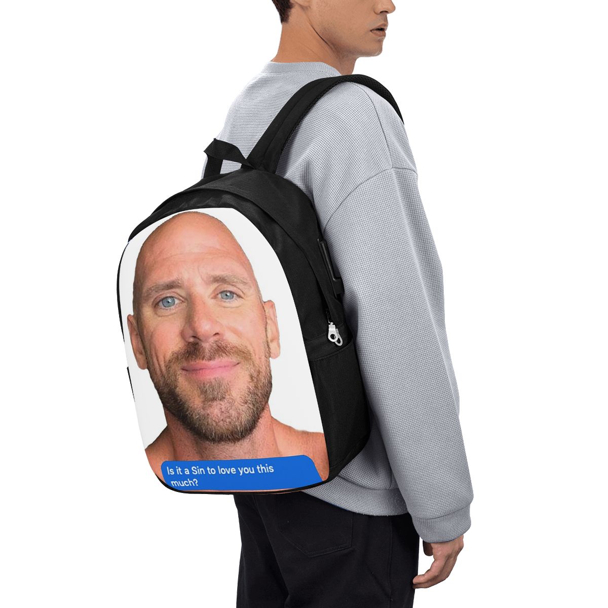 Women Bags Laptop - Johnny Sins Flirty Text Bubble 배낭