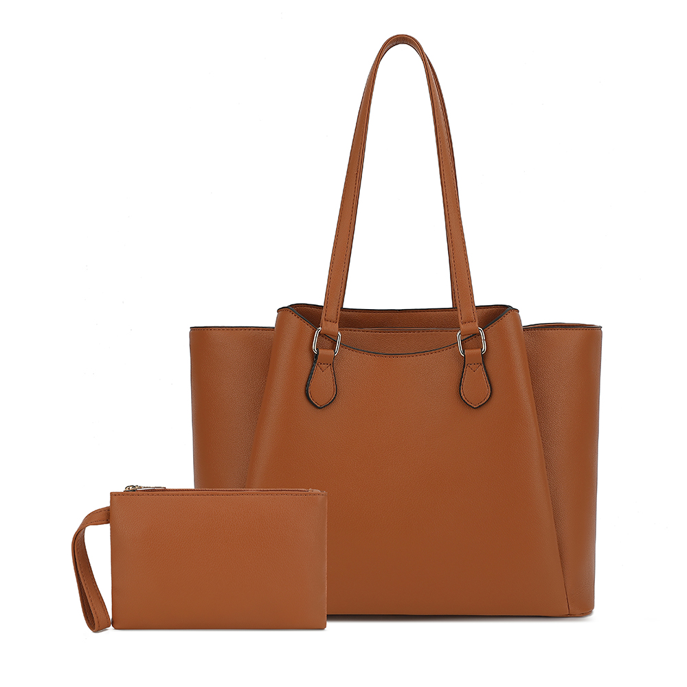 Women Bags Purses - 여성용 토트백, 파우치가 있는 대형 PU