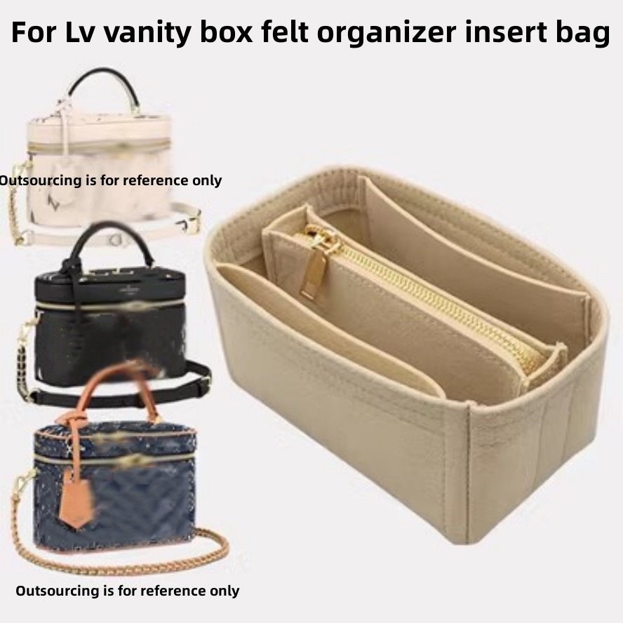 Women Vanity Bags - 바니티 펠트 인서트 백 오거나이저 럭셔리