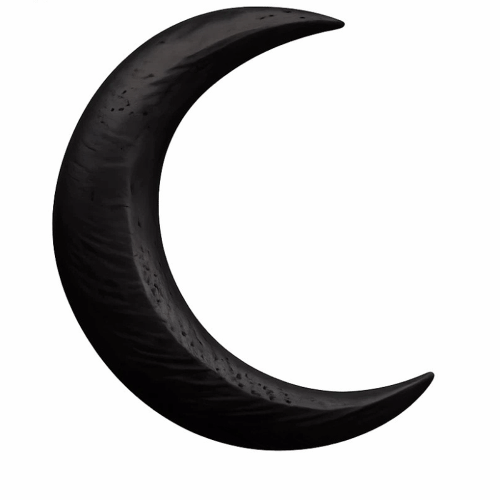 Half Moon Crescent - 우아한 초승달 모양 헤어 포크, 수공예