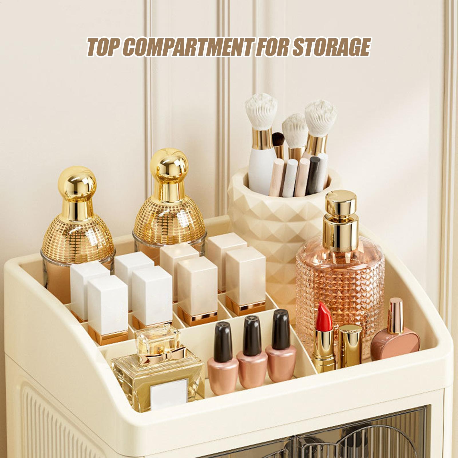 Women Vanity Bags - 화장대 정리함, 화장품 수납 정리함, 3단