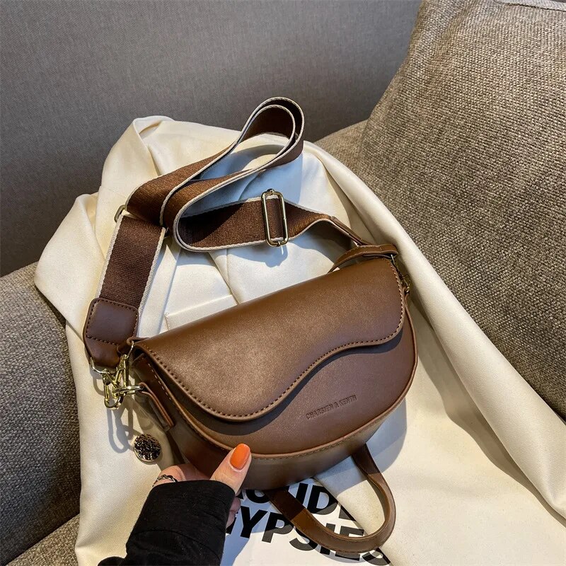 Women Bags Guess - 여성 빈티지 솔리드 컬러 플랩 작은