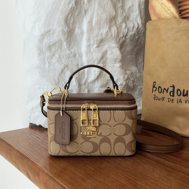 Women Vanity Bags - 여성용 빈티지 핸드백 2026 신상 모노그램