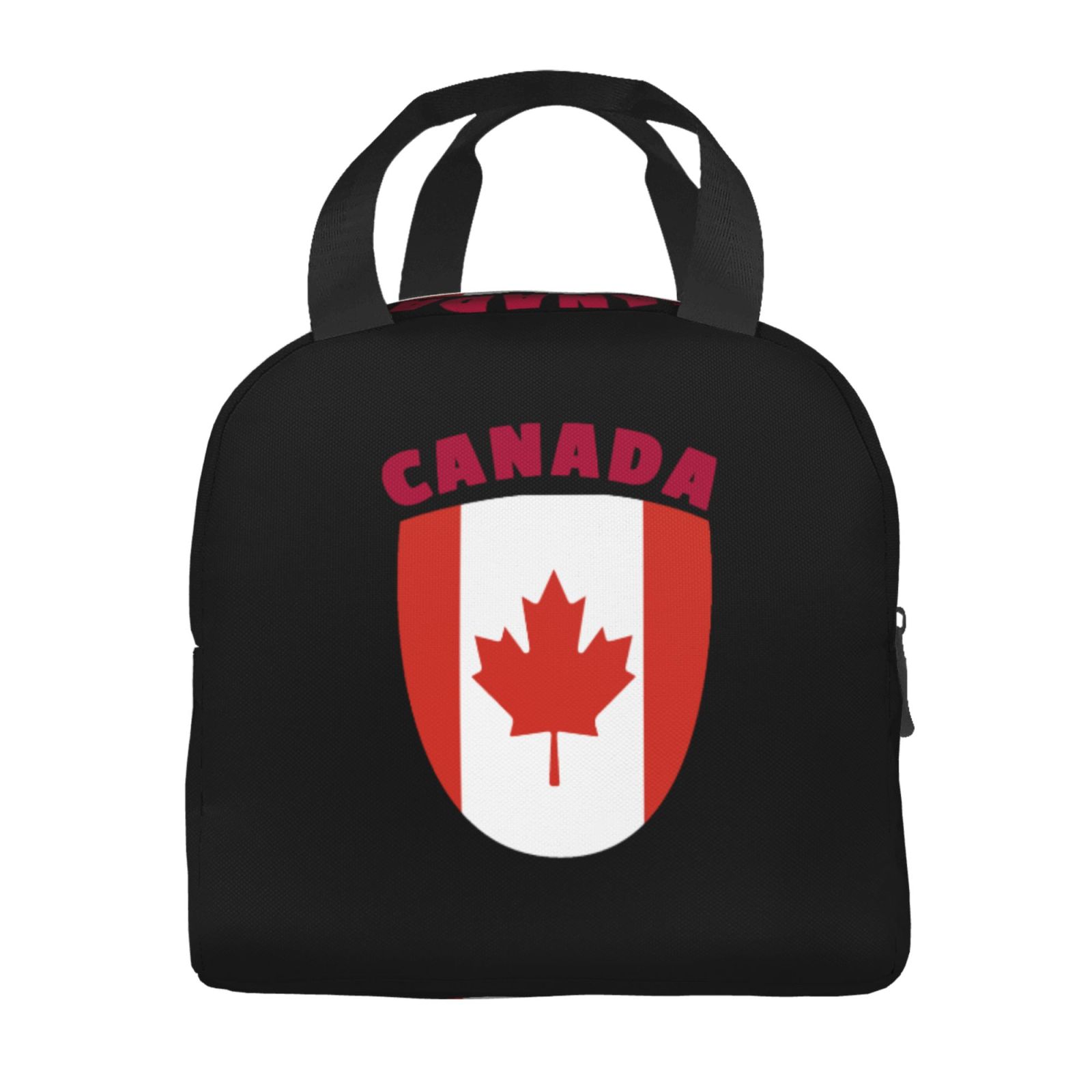 캐나다 국기 인쇄 학교용 절연 점심 가방 방수 쿨러 열 - Women Bags Canada 리뷰 및 가격