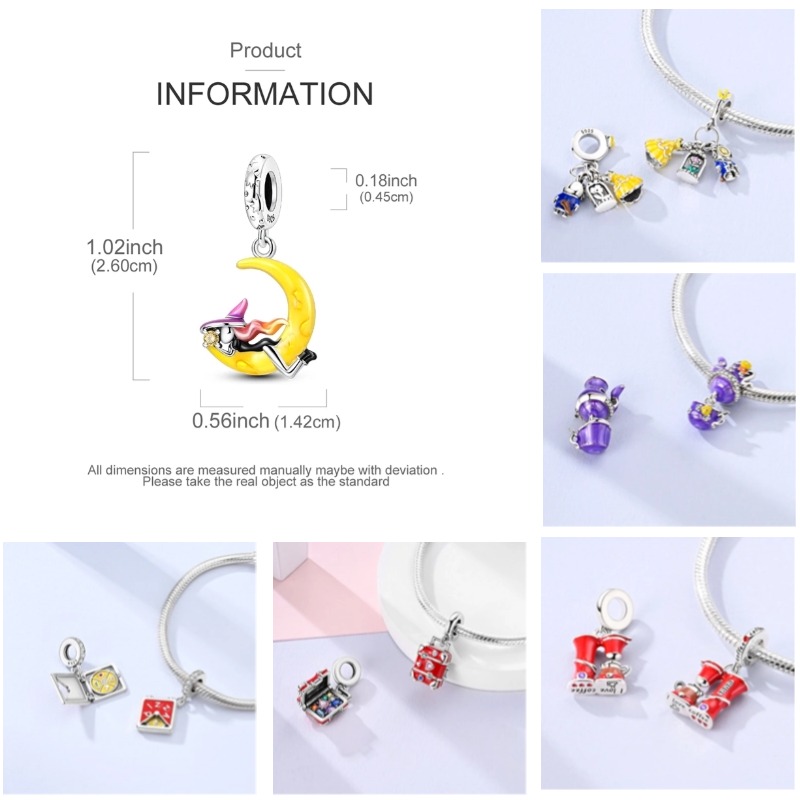 925 스털링 실버 믹스 디자인 참 비즈 오리지널 팔찌 - Women Bags Pictures 리뷰 및 가격