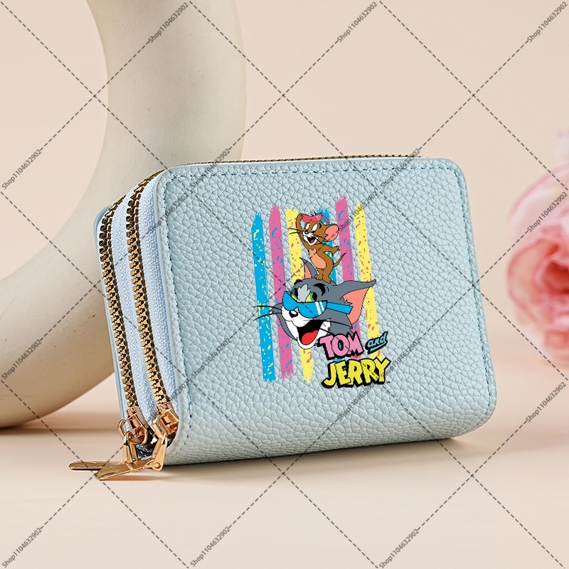 톰과 제리 귀여운 카드 홀더 지갑 만화 애니메이션 무늬 - Women Bags Purses 리뷰 및 가격