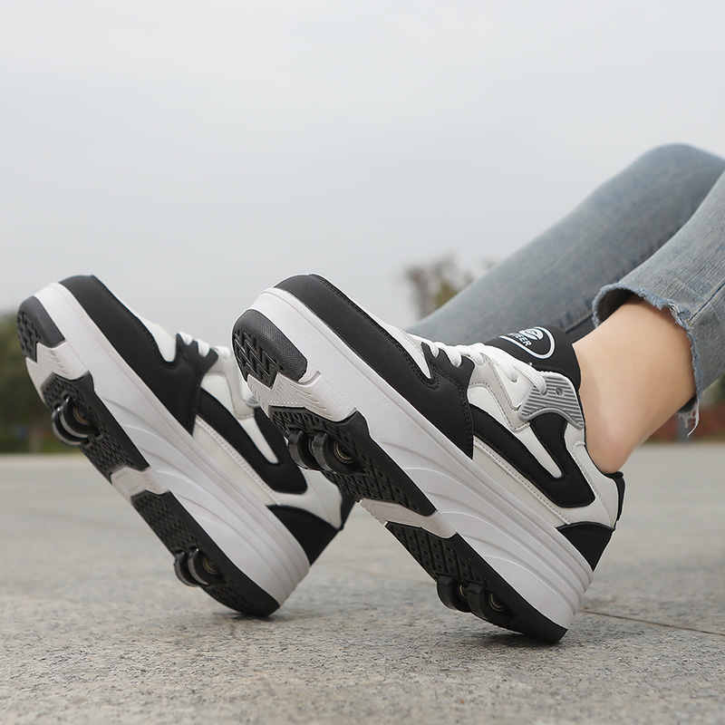 롤러 스케이트 신발 4 륜 학생 스포츠 도르래가있는 운 - Adidas Shoes Samba 리뷰 및 가격
