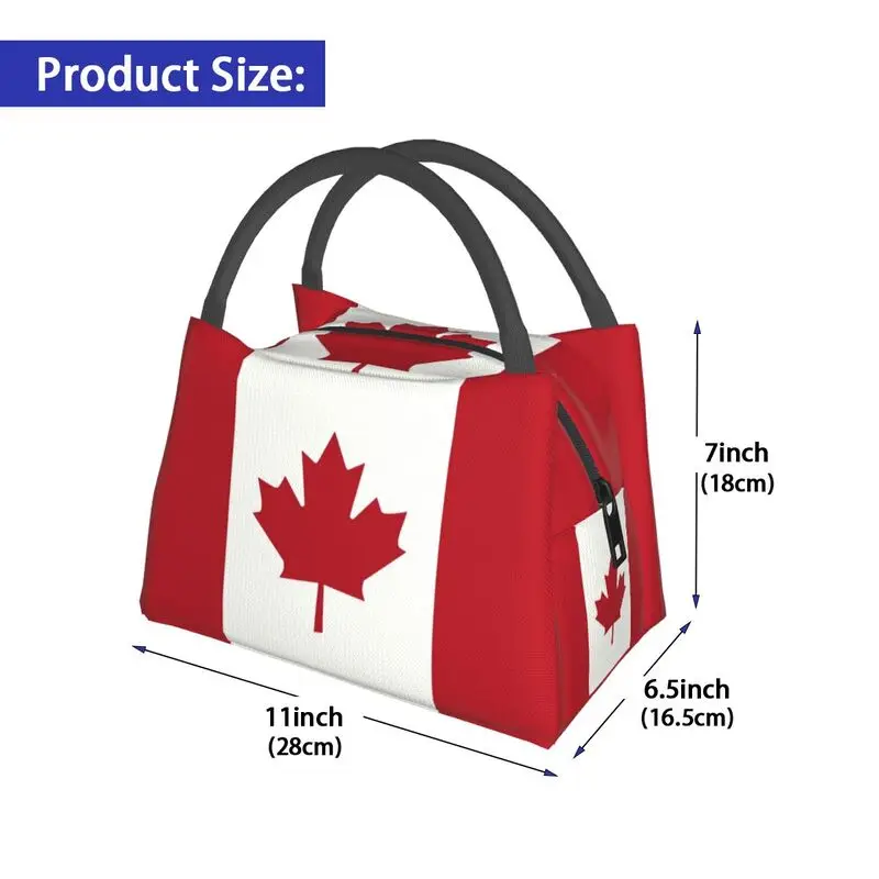 캐나다 국기 디자인 여성용 보온 도시락 가방 휴대용 애 - Women Bags Canada 리뷰 및 가격