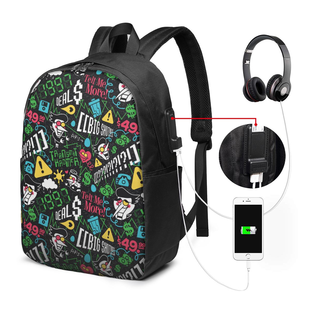 Deltarune SPAMTON G 배낭 여행 노트북  - Women Bags Laptop 리뷰 및 가격