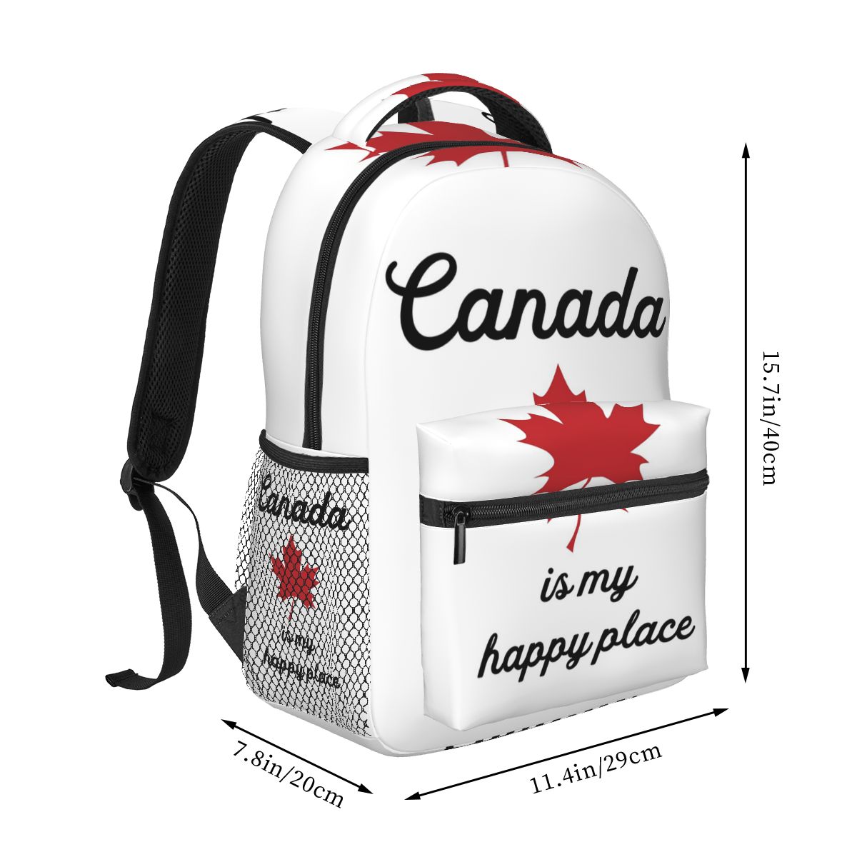 메이플 리프 캐나다 캐나다인은 나의 행복한 장소입니다  - Women Bags Canada 리뷰 및 가격