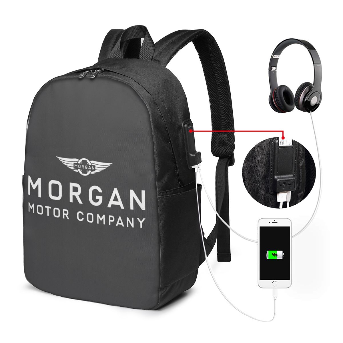 모건 모터 카 컴퍼니 백팩 여행용 노트북 가방 컴퓨터  - Women Bags Laptop 리뷰 및 가격