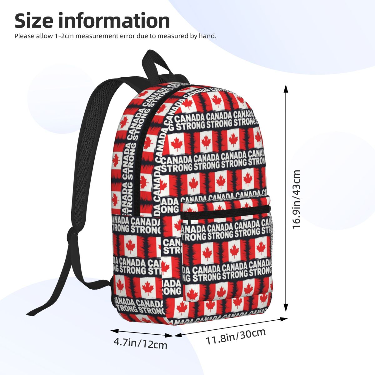캐나다 강력한 학생 배낭 학교 가방 하이킹 여행 데이팩 - Women Bags Canada 리뷰 및 가격