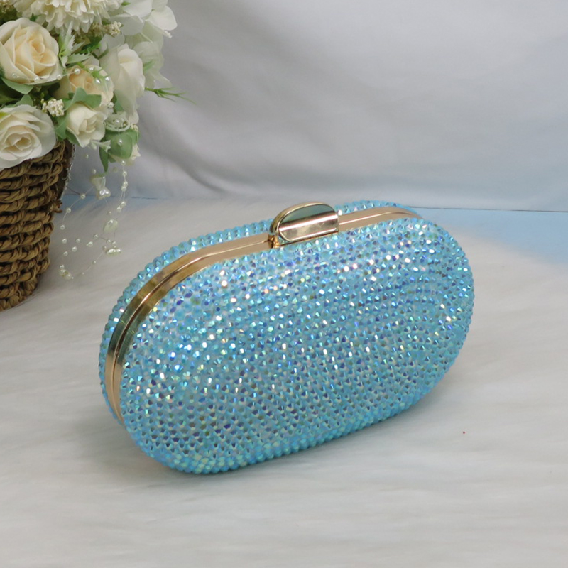 2025 신상 블루 그린 AB 블링 포인티드 토 웨딩  - Women Bags For Party 리뷰 및 가격