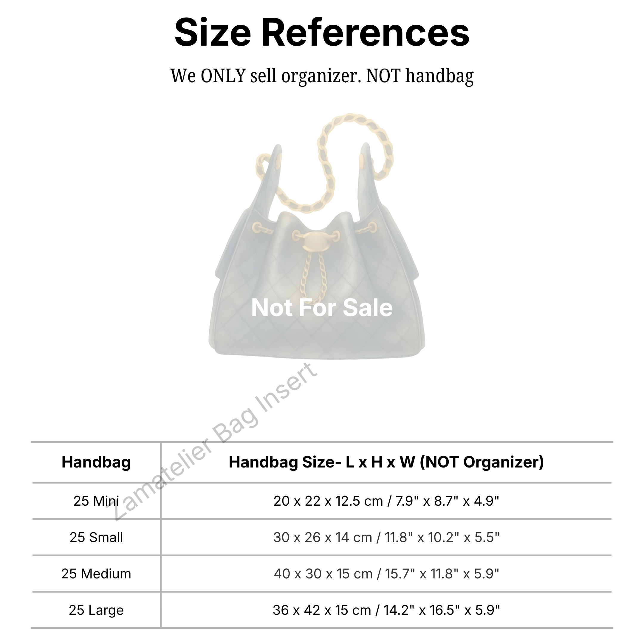CC 25 호보백 미니/스몰/미디엄/라지용 맞춤 제작  - Women Bags Purses 리뷰 및 가격