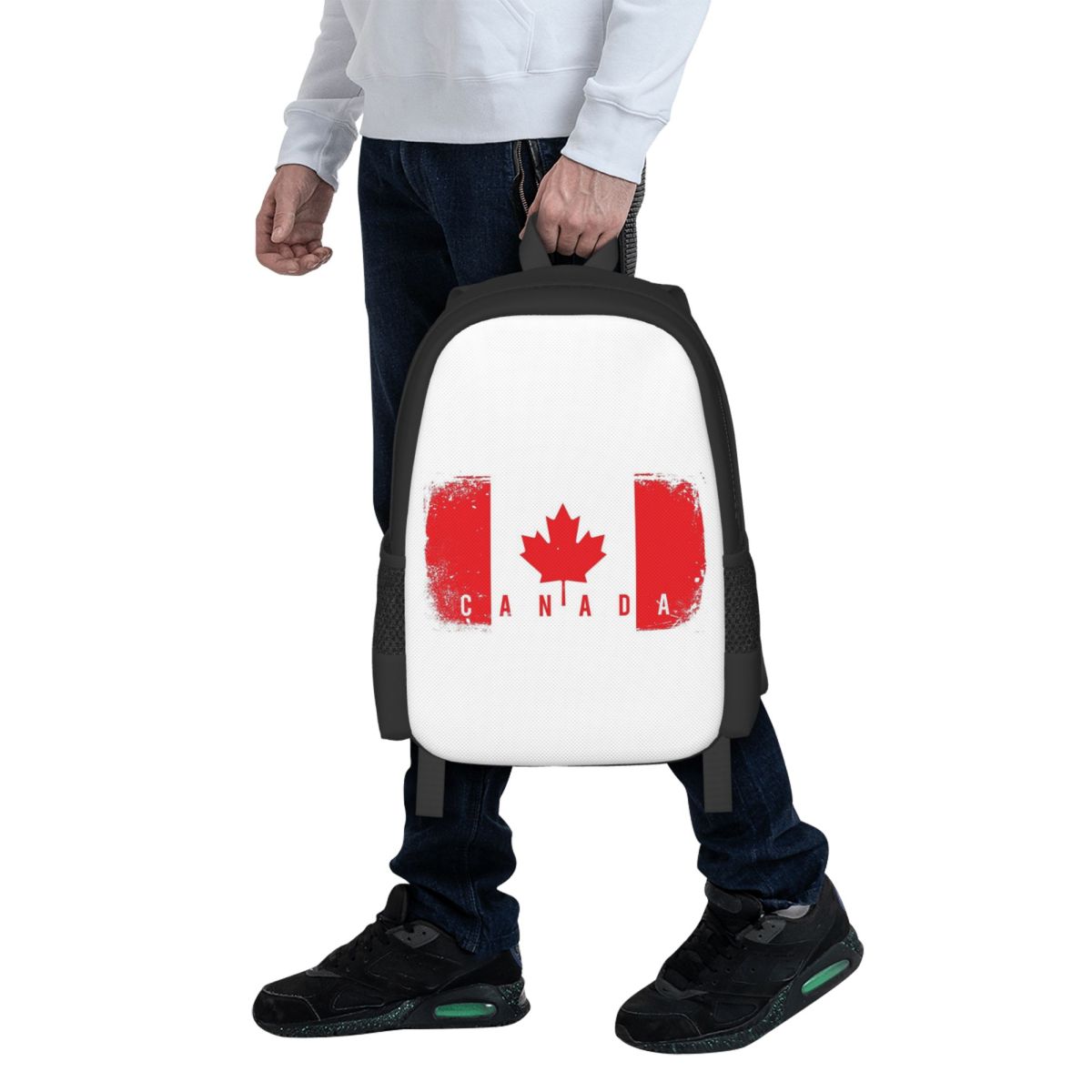 캐나다 국기 학생 배낭 학교 가방 하이킹 여행 데이 팟 - Women Bags Canada 리뷰 및 가격