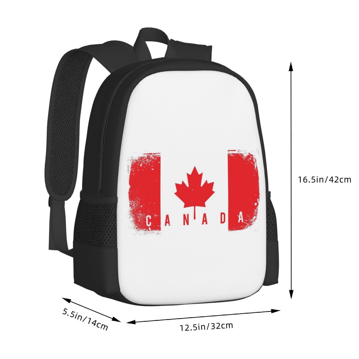 캐나다 국기 학생 배낭 학교 가방 하이킹 여행 데이 팟 - Women Bags Canada 리뷰 및 가격