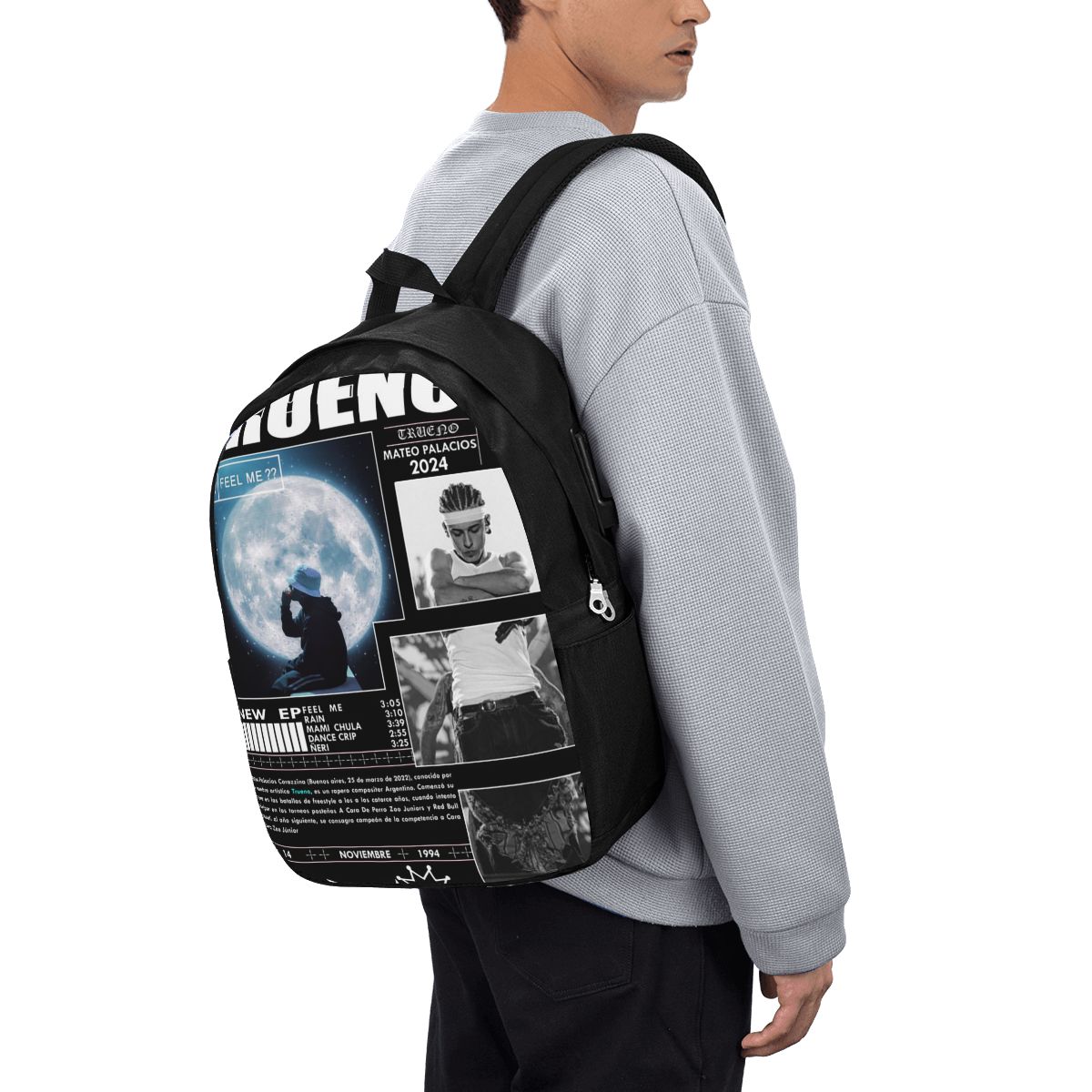 재미있는 트루에노 힙합 랩퍼 배낭 여행 노트북 가방 컴 - Women Bags Laptop 리뷰 및 가격