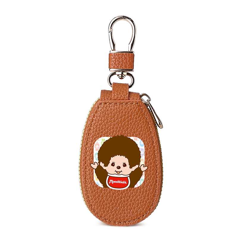 1pcs MONCHHICHI 가죽 지퍼 키 지갑 여성  - Women Bags Purses 리뷰 및 가격