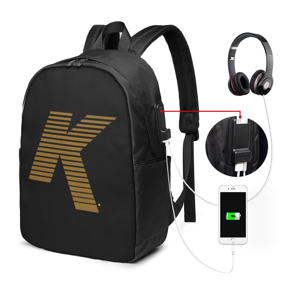 Zildjian K 로고 배낭 여행 노트북 가방 컴퓨터 - Women Bags Laptop 리뷰 및 가격