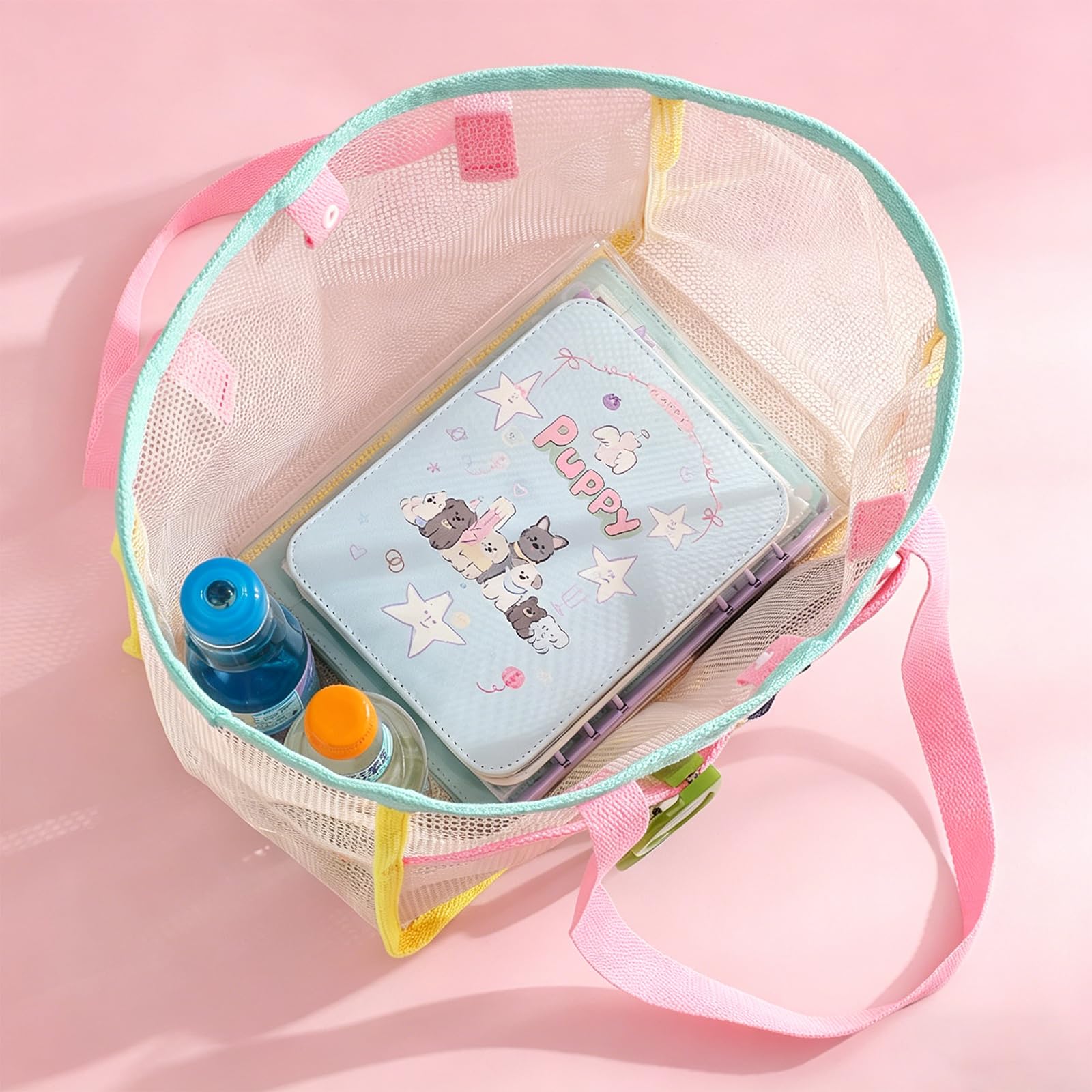 여성용 비치백, 화려한 접이식 그물망 모래 가방, 여행 - Women Bags Accessories 리뷰 및 가격