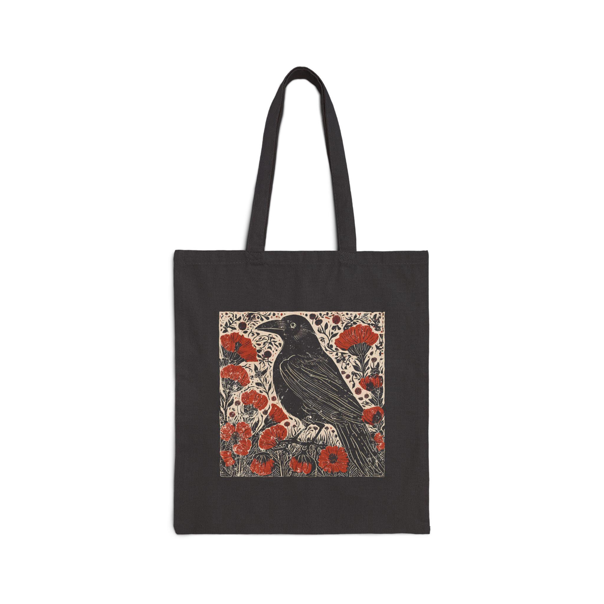 위미시고스 크로우 캔버스 토트백 리노컷 새 그림 식료품 - Women Bags Edgars 리뷰 및 가격