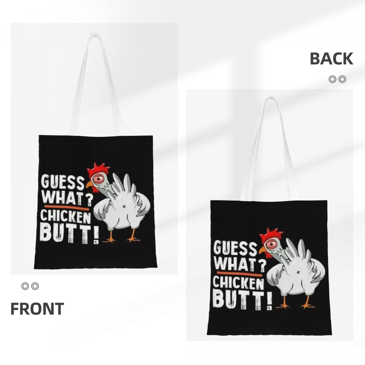 웰컴 치킨 게스 워트 치킨 버트 재미있는 쇼핑백 재사용 - Women Bags Guess 리뷰 및 가격