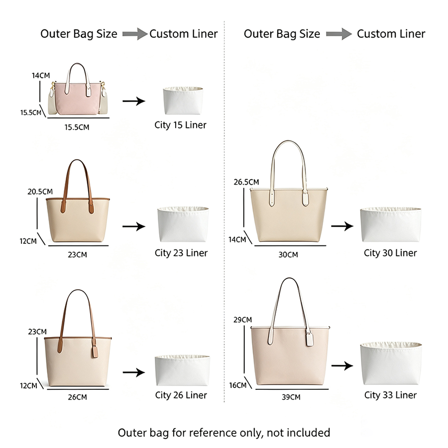 시티15 23 26용 가방 정리 인서트, 내구성 있는  - Women Bags Accessories 리뷰 및 가격