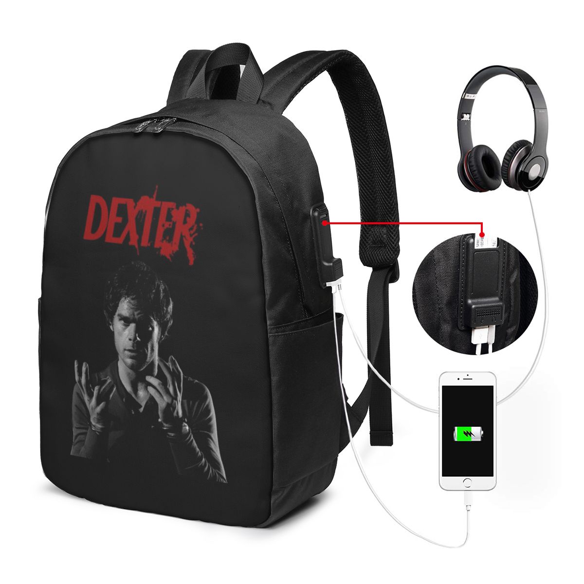 영화 덱스터 모건 배낭 여행 노트북 가방 컴퓨터 대학생 - Women Bags Laptop 리뷰 및 가격