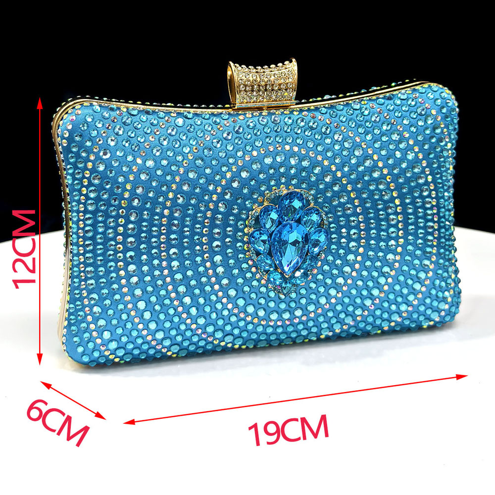 크리스탈 라인스톤 힐 & 클러치 백 세트 포인티드 슬링 - Women Bags Purses 리뷰 및 가격