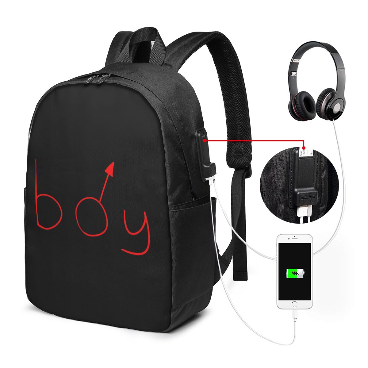 Boymoder 모자와 셔츠 배낭 여행 노트북 가방 컴 - Women Bags Laptop 리뷰 및 가격