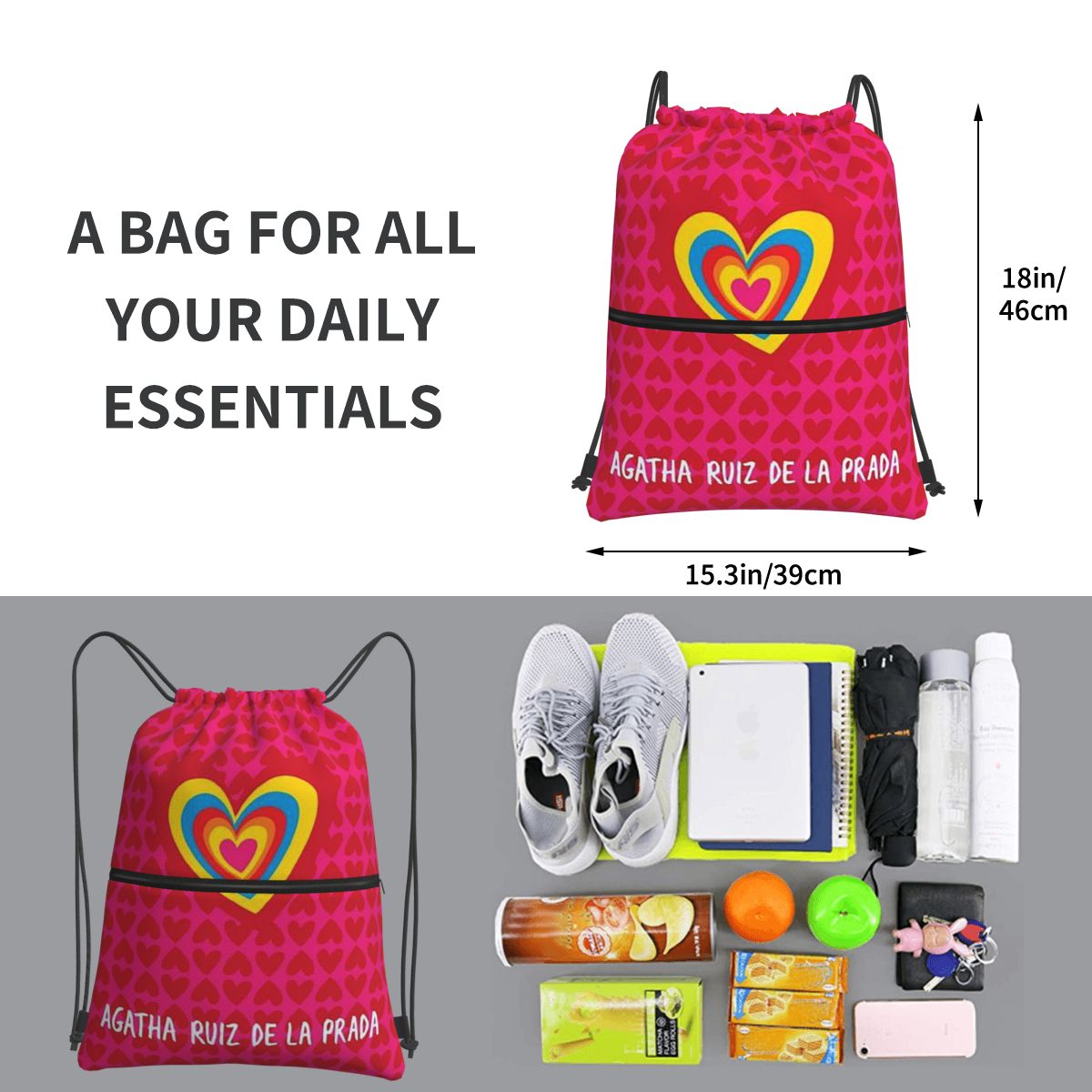 Agatha Ruiz-De La-Prada 패턴 백팩  - Women Bags Prada 리뷰 및 가격