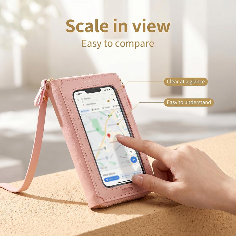 여성 가방 부드러운 가죽 지갑 터치스크린 휴대폰 지갑  - Women Bags Purses 리뷰 및 가격