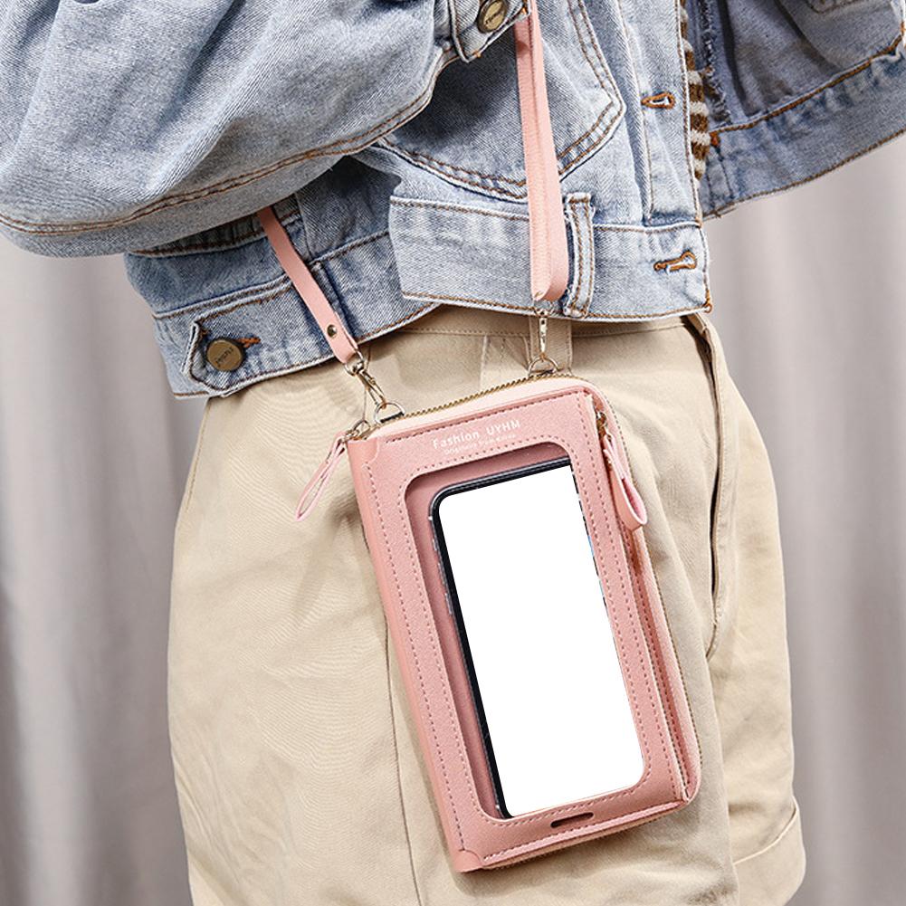 여성 가방 부드러운 가죽 지갑 터치스크린 휴대폰 지갑  - Women Bags Purses 리뷰 및 가격